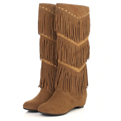top quality suede leather knee high boots MA